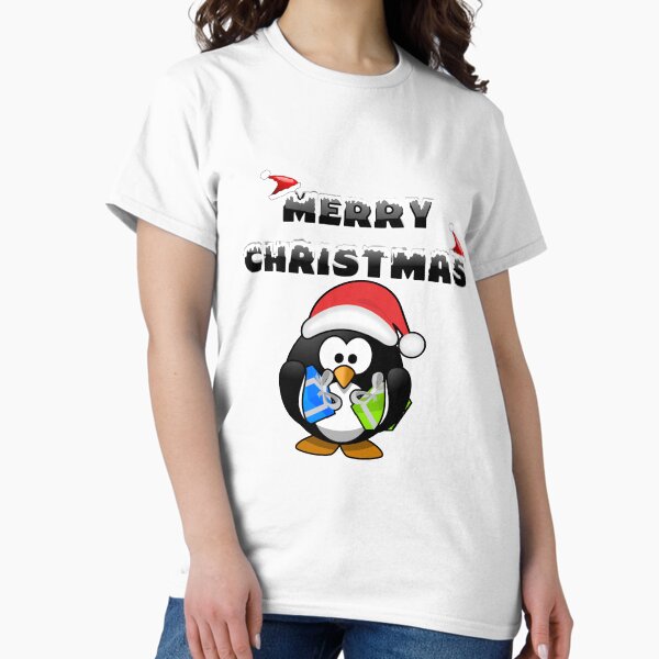 Merry Christmas Pinguin Classic T-Shirt