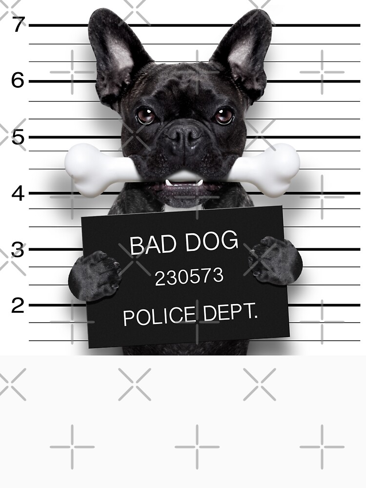 Thumbnail 7 of 7, Essential T-Shirt, Funny French Bulldog Mugshot T-Shirt designed and sold by wantneedlove.