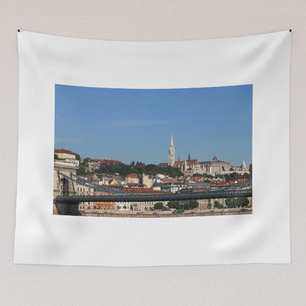 Item preview, Chain bridge and Fisherman towers Budapest Hungary designed and sold by goceris.