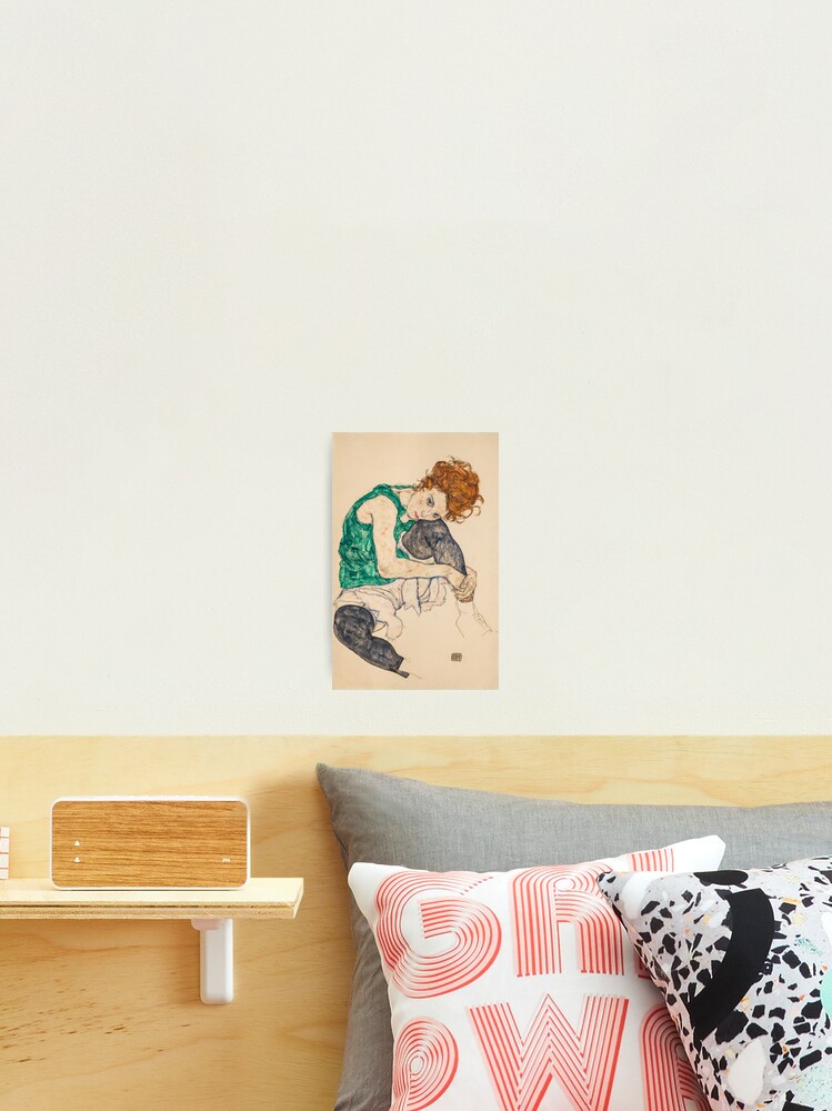 Adele Herms Egon Schiele Seated Woman with Legs Drawn Up Fine Art Print//Poster