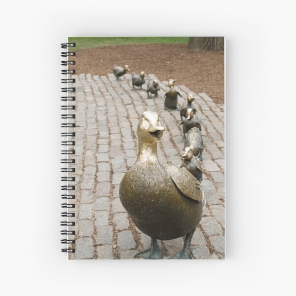 Make way for Ducklings Spiral Notebook