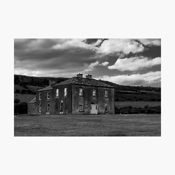 Father ted's House Black and white Photographic Print
