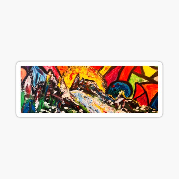 WAYWARD MOUNTAINS, SKY OF DEFIANCE Sticker