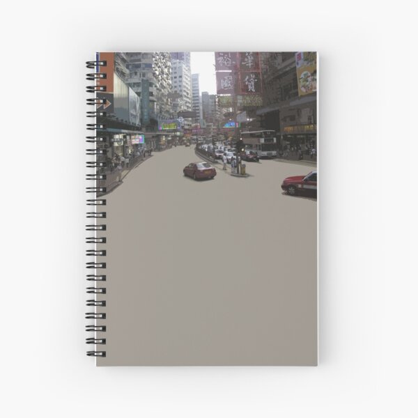 HK asphalt Spiral Notebook