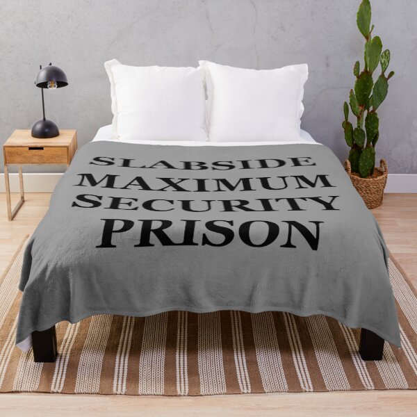 Item preview, Slabside Maximum Security Prison (Large Font) designed and sold by FangirlFuel.