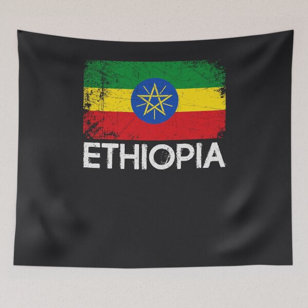 Item preview, Ethiopian Flag Design | Vintage Made In Ethiopia Gift designed and sold by melsens.