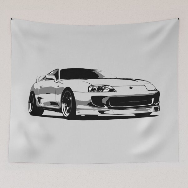 Item preview, Toyota Supra Graphic Shirt Design  designed and sold by drawingpat.