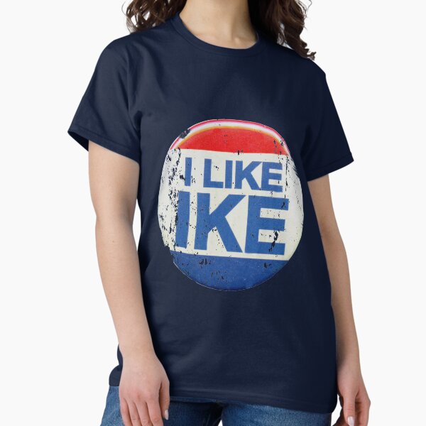 Vista previa del artículo con la obra «Me gusta Ike», diseñado y vendido por Retrorockit.