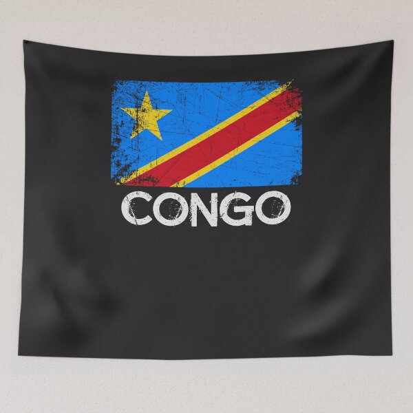 Item preview, Congolese Flag Design | Vintage Made In Congo Gift designed and sold by melsens.