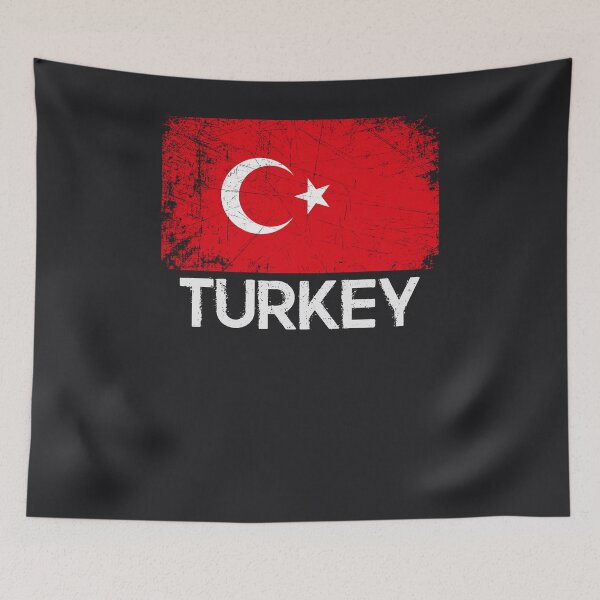 Item preview, Turkish Flag Design | Vintage Made In Turkey Gift designed and sold by melsens.