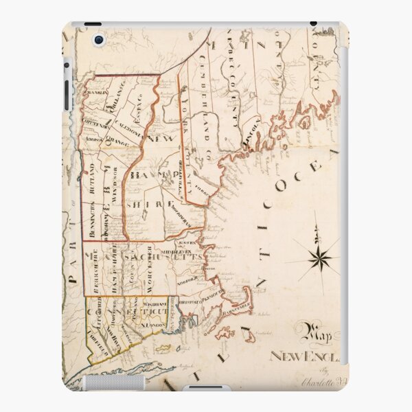 Vintage Map of New England (1830) iPad Snap Case