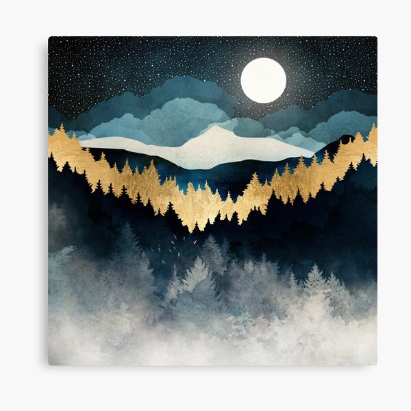 Indigo Night Canvas Print