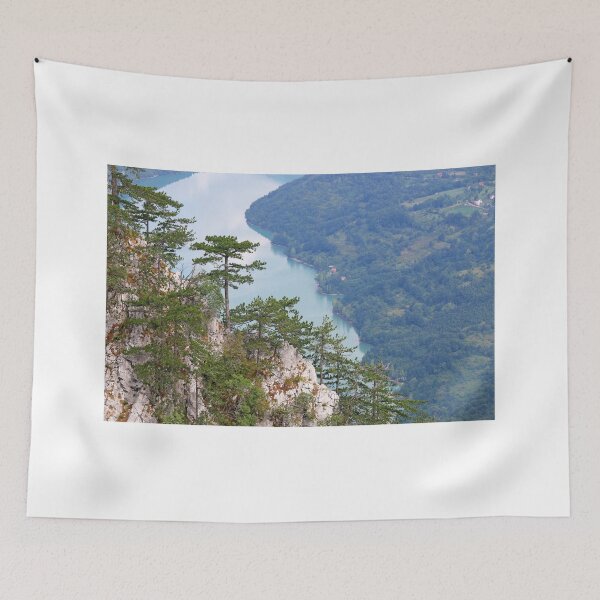 Item preview, pine trees on Tara mountain landscape Serbia designed and sold by goceris.