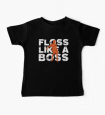 Floss Like A Boss Art | Cute Skilled Dancer Art Gift Baby Tee
