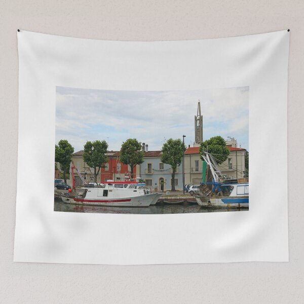 Item preview, fishing boats Rimini port Italy designed and sold by goceris.