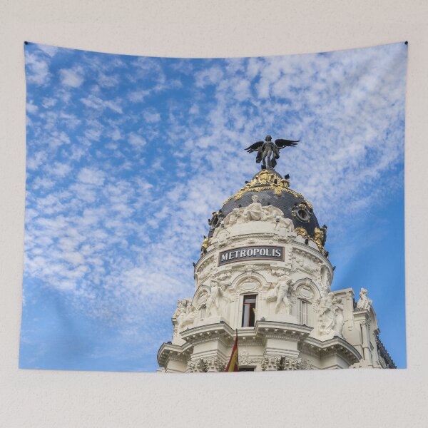 Item preview, Gallivanting Around Madrid is a Pure Delight - Iconic Metropolis Building designed and sold by Georgia Mizuleva.