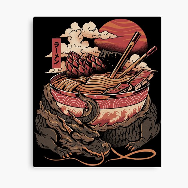 Dragon's Ramen Canvas Print