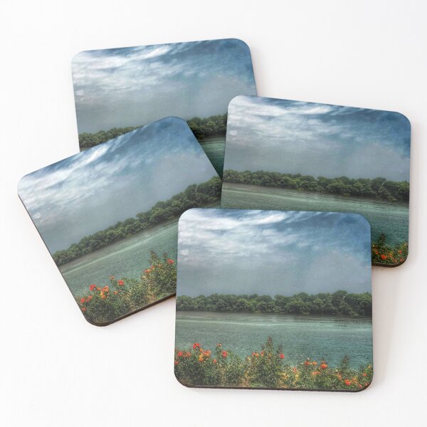 Item preview, Picturesque scenic tranquil landscape of Danube river  designed and sold by Khala.