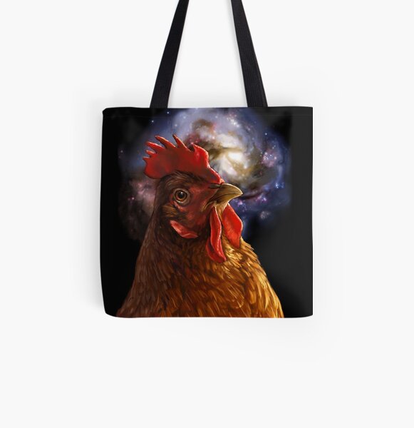 Chicken Galaxy All Over Print Tote Bag