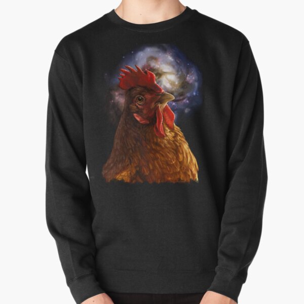 Chicken Galaxy Pullover Sweatshirt