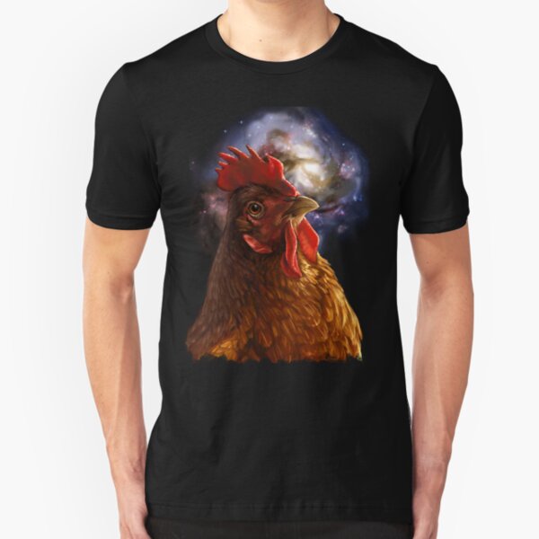 Chicken Galaxy Slim Fit T-Shirt