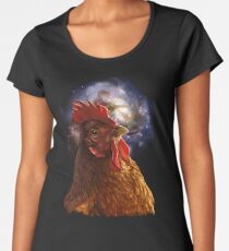 Chicken Galaxy Women's Premium T-Shirt