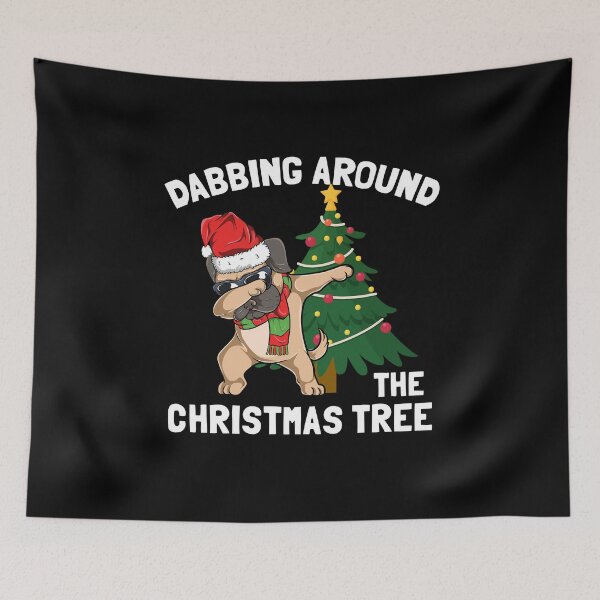 Item preview, Christmas Dabbing Pug designed and sold by designeclipse.