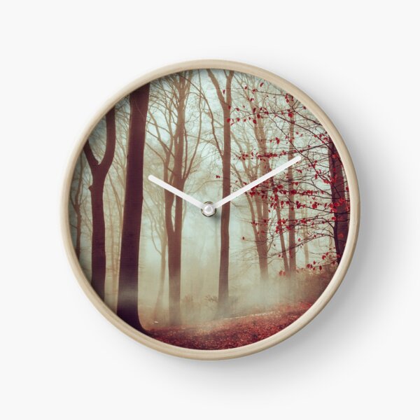 Late Autumn Forest Clock