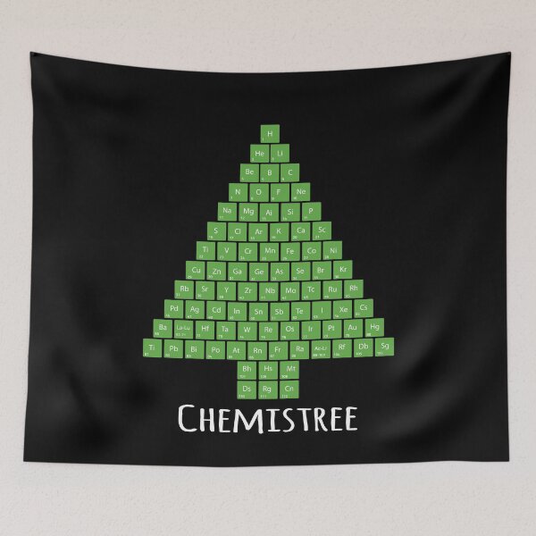 Item preview, Chemistry Periodic Table Of Elements Christmas Tree designed and sold by BUBLTEES.