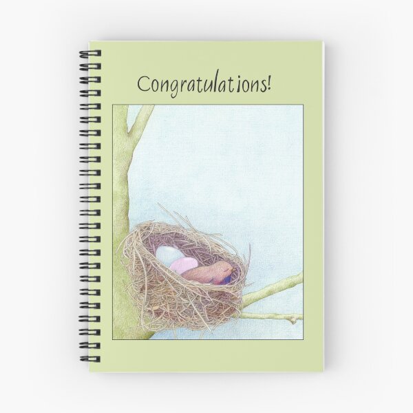 Item preview, Bird's Nest Congratulations designed and sold by mrana.
