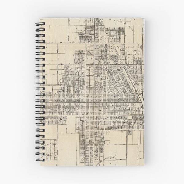 Item preview, Vintage Map of Santa Ana CA (1907) designed and sold by BravuraMedia.