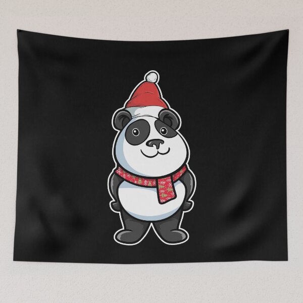 Item preview, Cute Christmas Panda Santa Hat Panda Lover designed and sold by BUBLTEES.