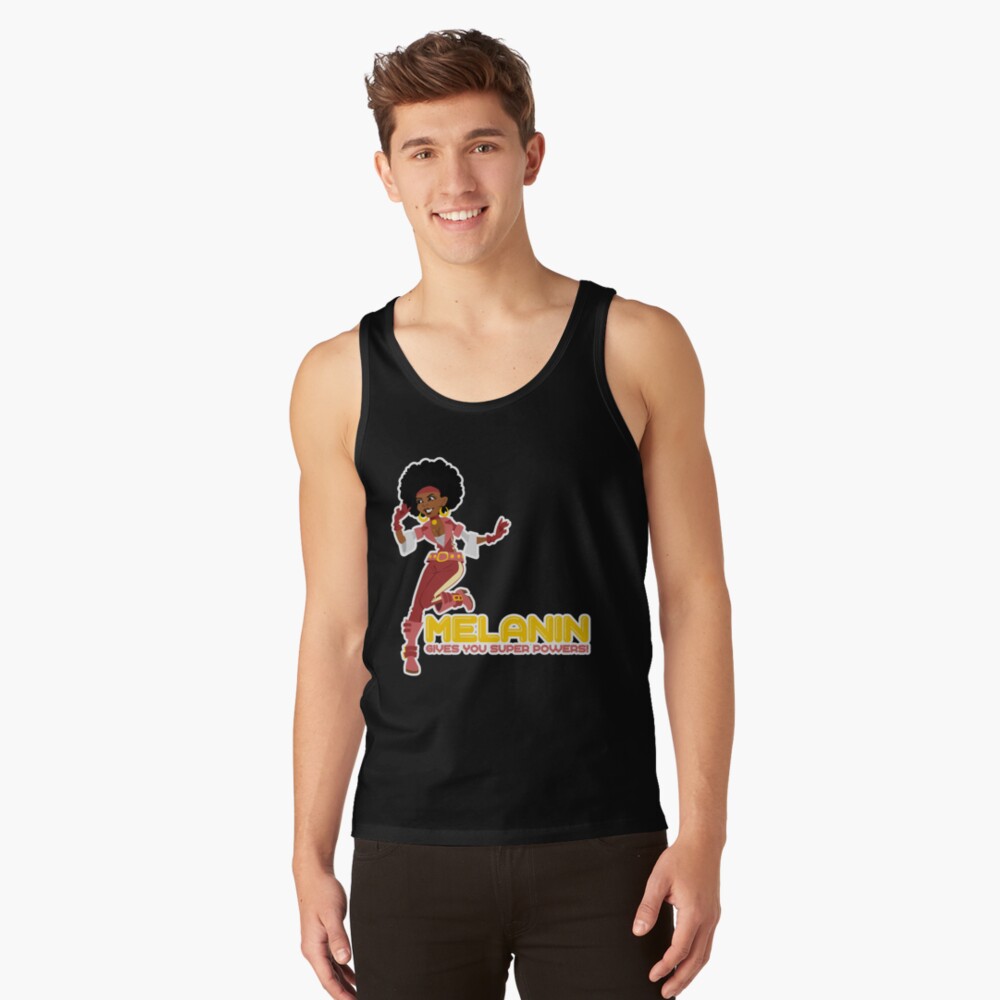 Melanin / Supreme Style” tank top