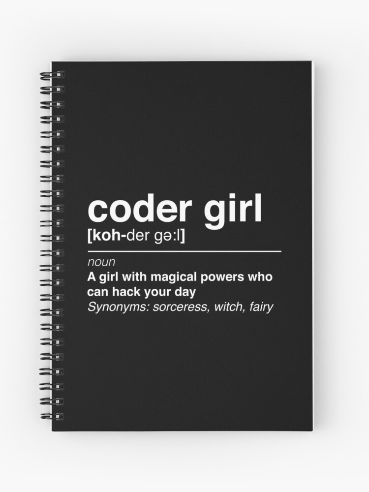 Thumbnail 1 of 3, Journal, Coder girl designed and sold by KeepOnCoding.