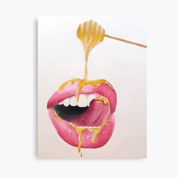 Louis Vuitton Lip Drip Canvas - BlissfulJess - Paintings & Prints