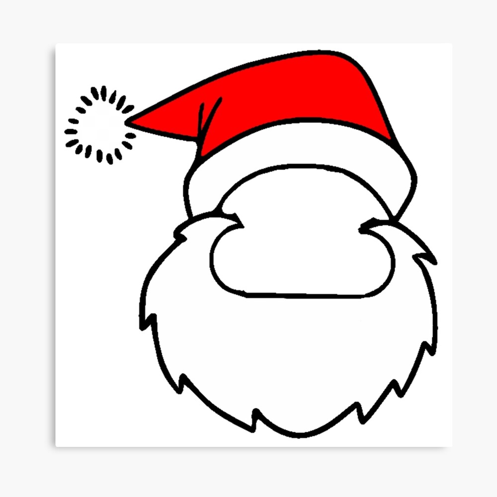 Christmas Santa Face Transparent Images - Beautiful Christmas Drawing Easy  Png,Santa Face Png - free transparent png images - pngaaa.com