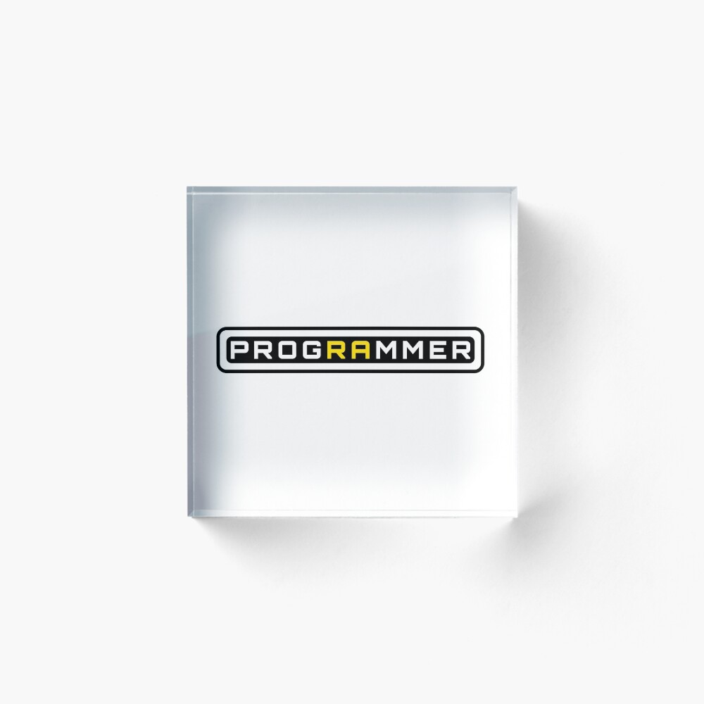 Item preview, Acrylic Block designed and sold by KeepOnCoding.