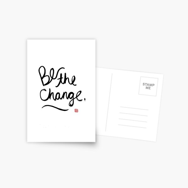 Item preview, Be the Change designed and sold by Lisa Barbero.