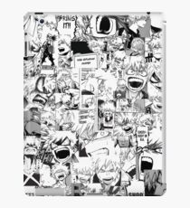angry bakugou katsuki collage iPad Case/Skin