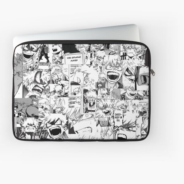bakugou enojado collage de katsuki Funda para portátil