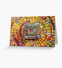 Colorful Craft Patterns Greeting Card