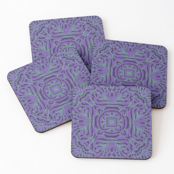 Item preview, Deep Purple Swirly Mandala designed and sold by Mia Harper Design.
