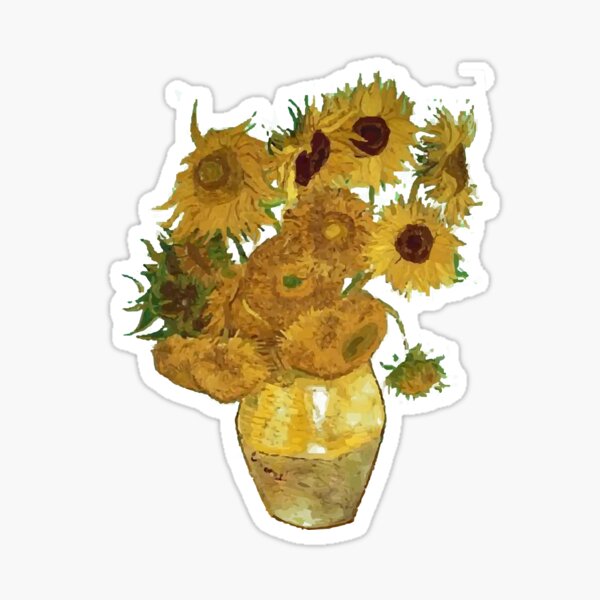 Sunflowers - Van Gogh Sticker