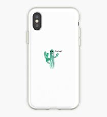 free hugs cute cactus print iPhone Case