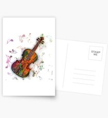 violin Postcards