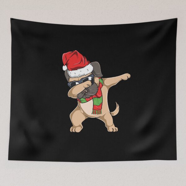 Item preview, Christmas Dabbing Pug designed and sold by designeclipse.