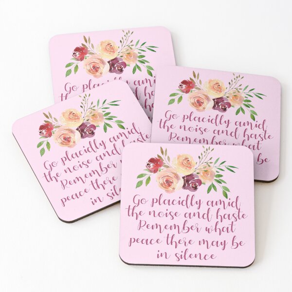 Item preview, Desiderata Poem- Go Placidly Amid the Noise designed and sold by Epic Love Designs.