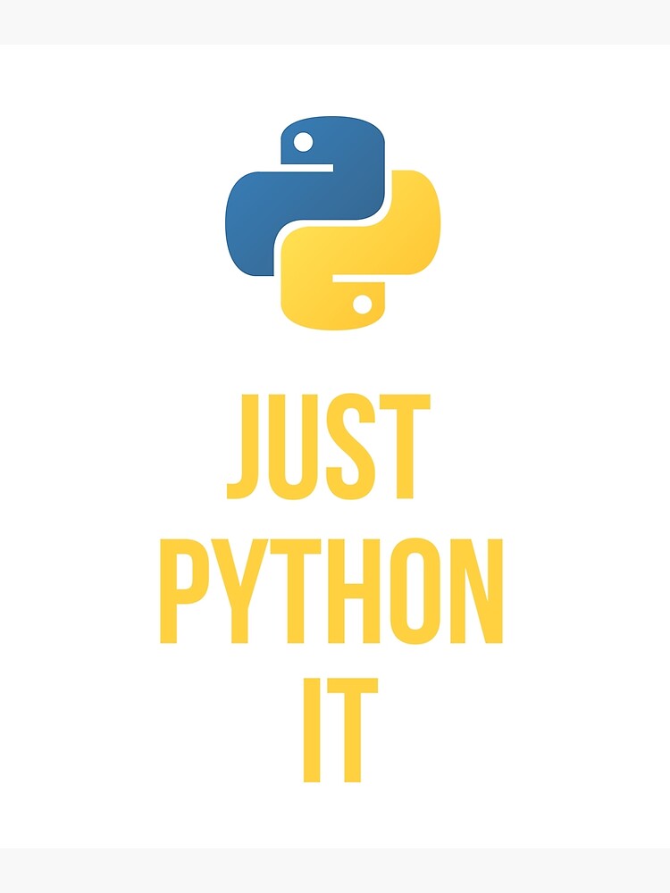 "Python Programming" Poster for Sale by vladocar | Redbubble