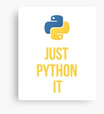Python Programming Canvas Print