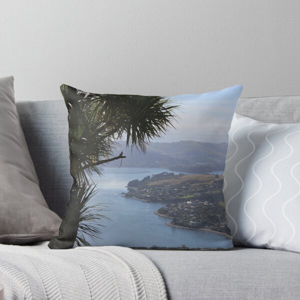 Item preview, New Zealand Landscape - Cabbage Tree overlooking the Dunedin Harbour on the raod to Larnach's Castle. designed and sold by mosgol.